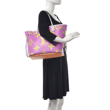 Louis Vuitton Monogram Giant Neverfull MM Pink Lilac 2 of 6