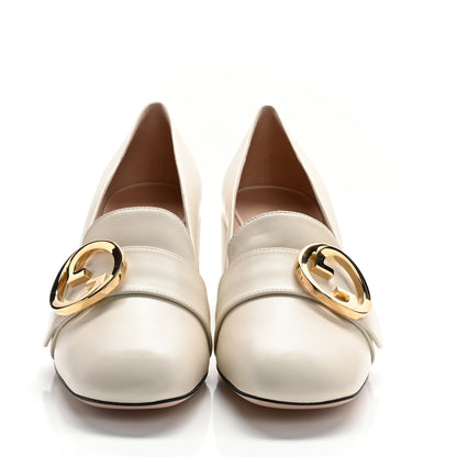 Gucci Malaga Kid Blondie Pumps 40.5 Mystic White 3 of 12