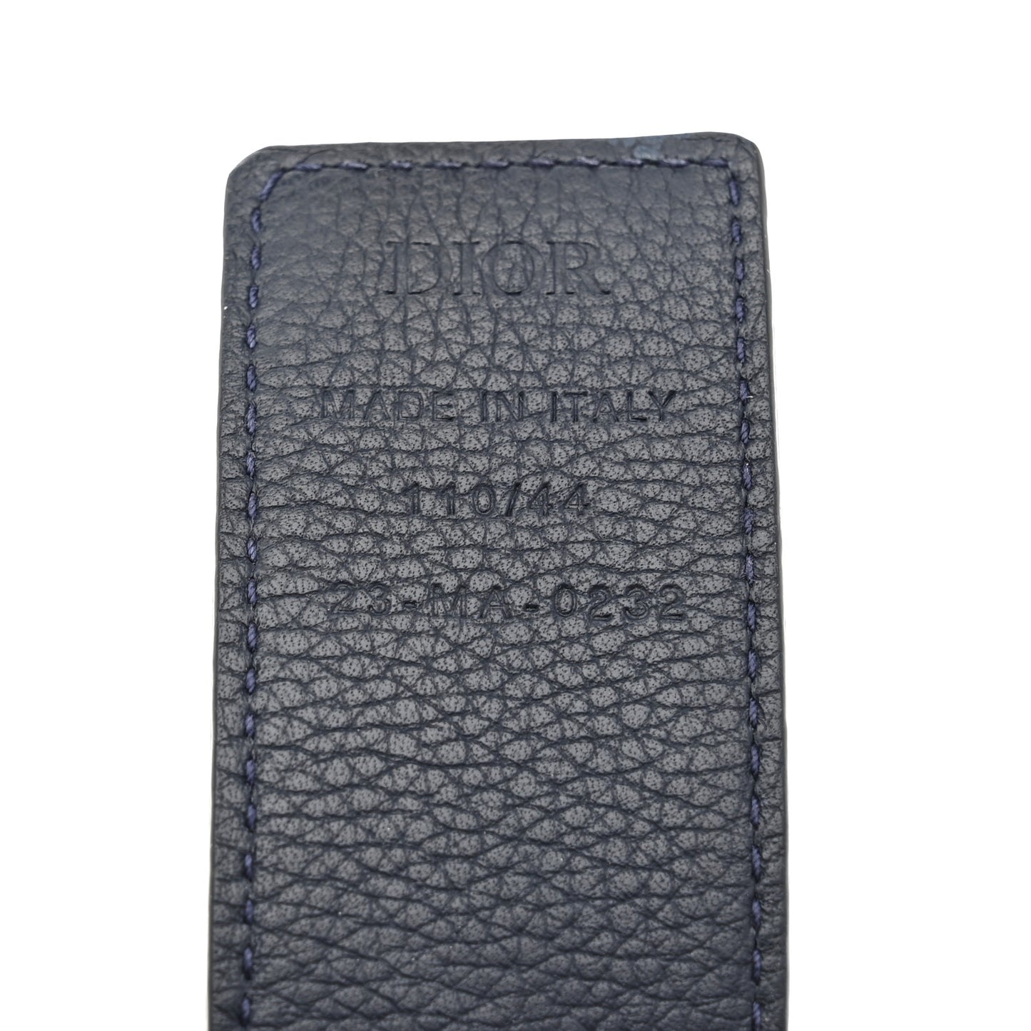Ultra Matte Calfskin 35mm Montaigne Belt 110 44 Blue Black