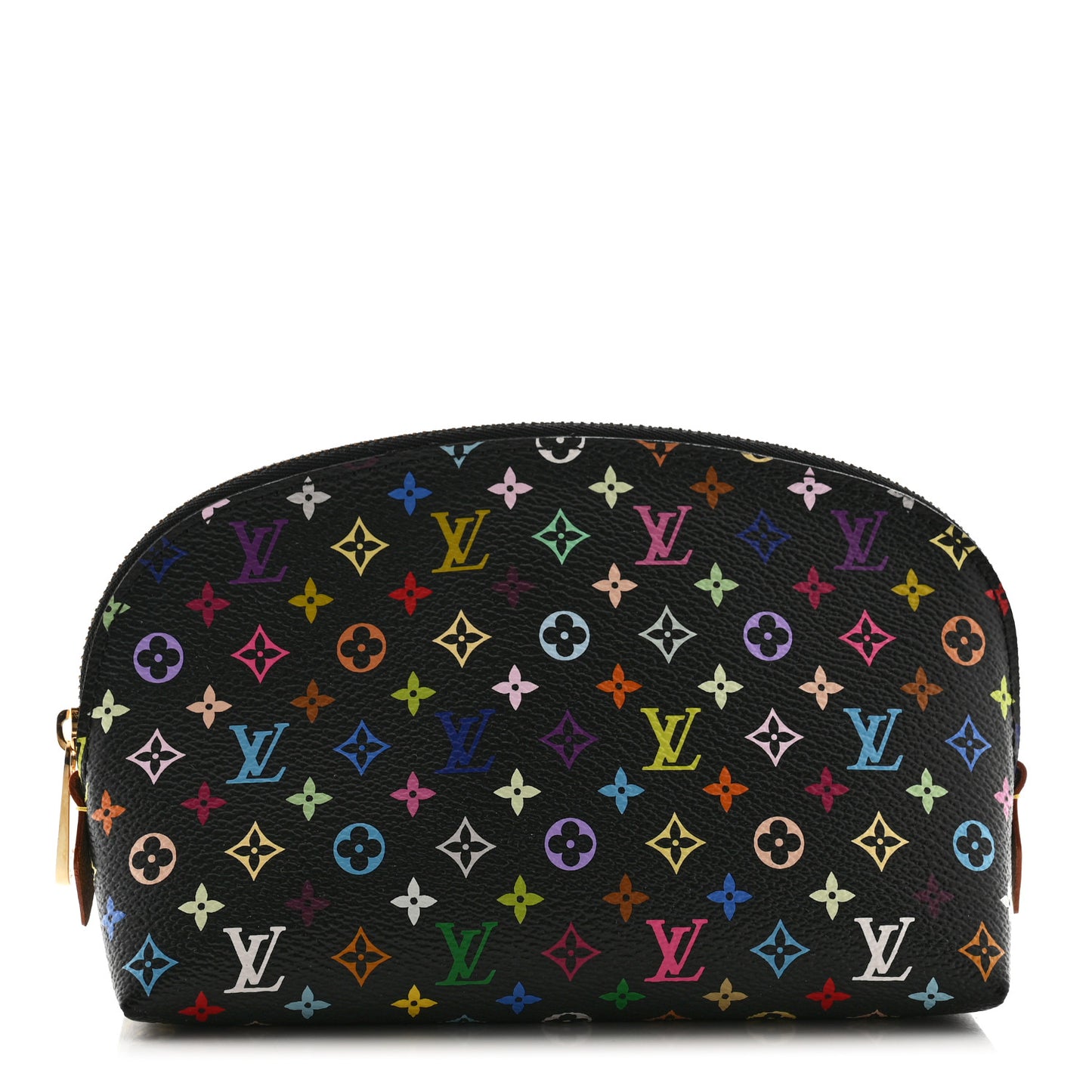 LOUIS VUITTON Monogram Multicolor Cosmetic Pouch Black Grenade