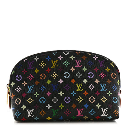 Louis Vuitton LOUIS VUITTON Monogram Multicolor Cosmetic Pouch Black Grenade 1 of 6