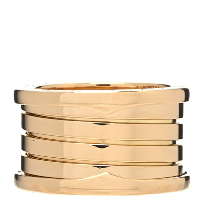 Bulgari 18K Yellow Gold B.Zero1 Five-Band Anniversary Ring 55 7.25 1 of 5
