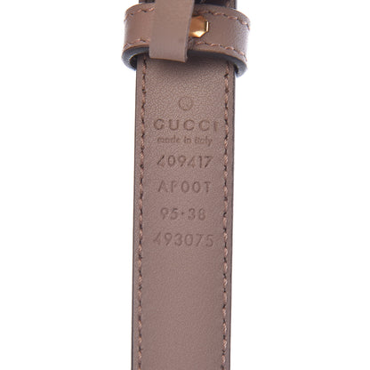 Gucci Calfskin Double G 20mm Belt 95 38 Porcelain Rose 4 of 6
