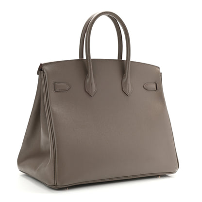 Hermes Epsom Birkin 35 Etain 3 of 11