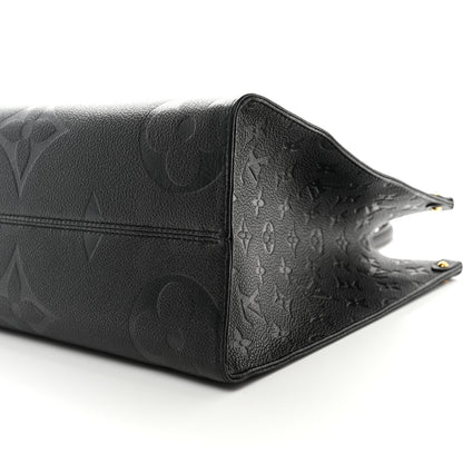 Louis Vuitton Empreinte Monogram Giant Onthego MM Black 9 of 9
