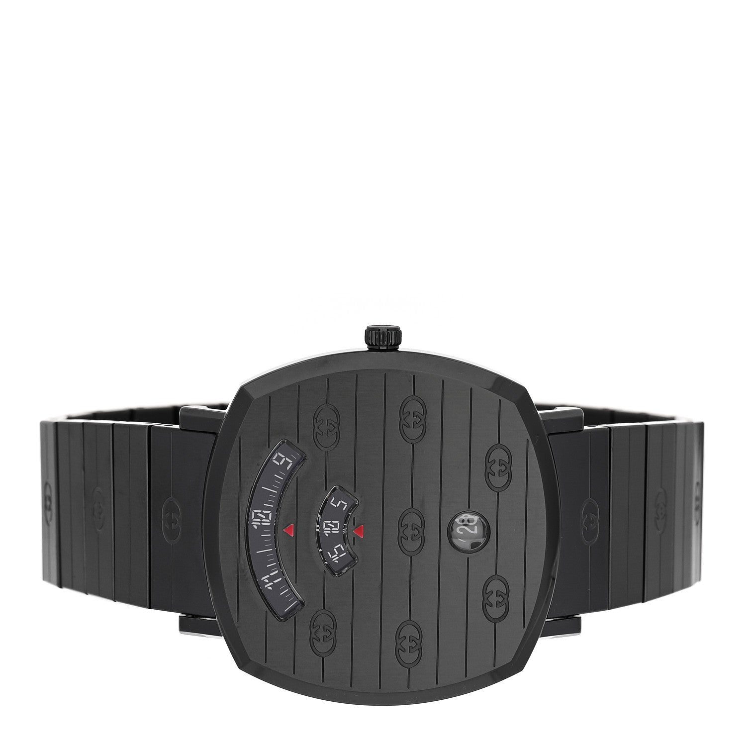 Gucci PVD Stainless Steel 38mm Grip Quartz Watch Black 2 of 5