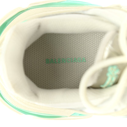 Balenciaga Rubber Mesh Tri-Color Womens Track.2 Open Sneakers 37 Mint Light Beige Grey 7 of 8