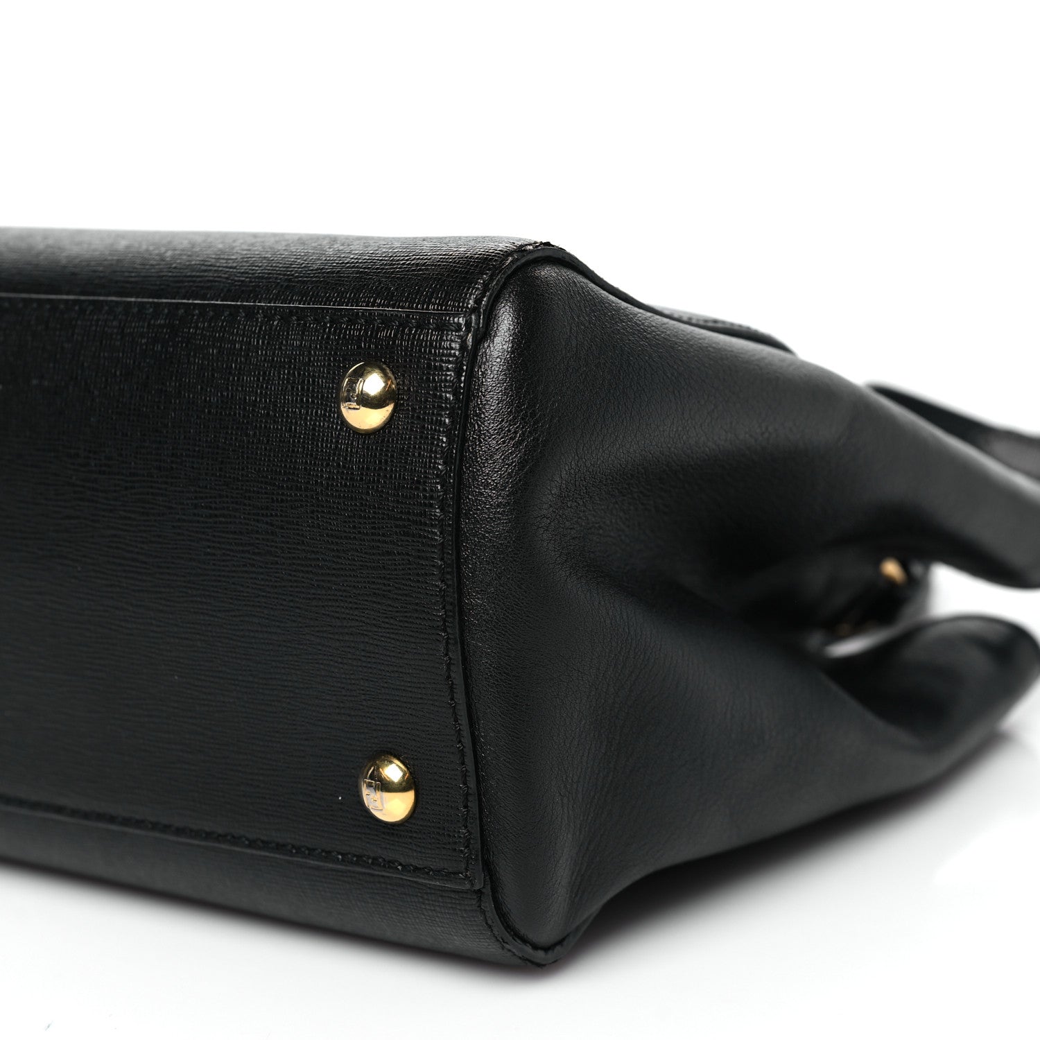 Fendi Vitello Elite Petite 2Jours Tote Black 9 of 10