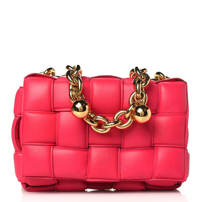 Bottega Veneta Lambskin Maxi Intreccio Padded Chain Cassette Crossbody Bag 1 of 11