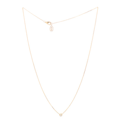 Cartier 18K Yellow Gold Diamond XS D'Amour Pendant Necklace 3 of 6