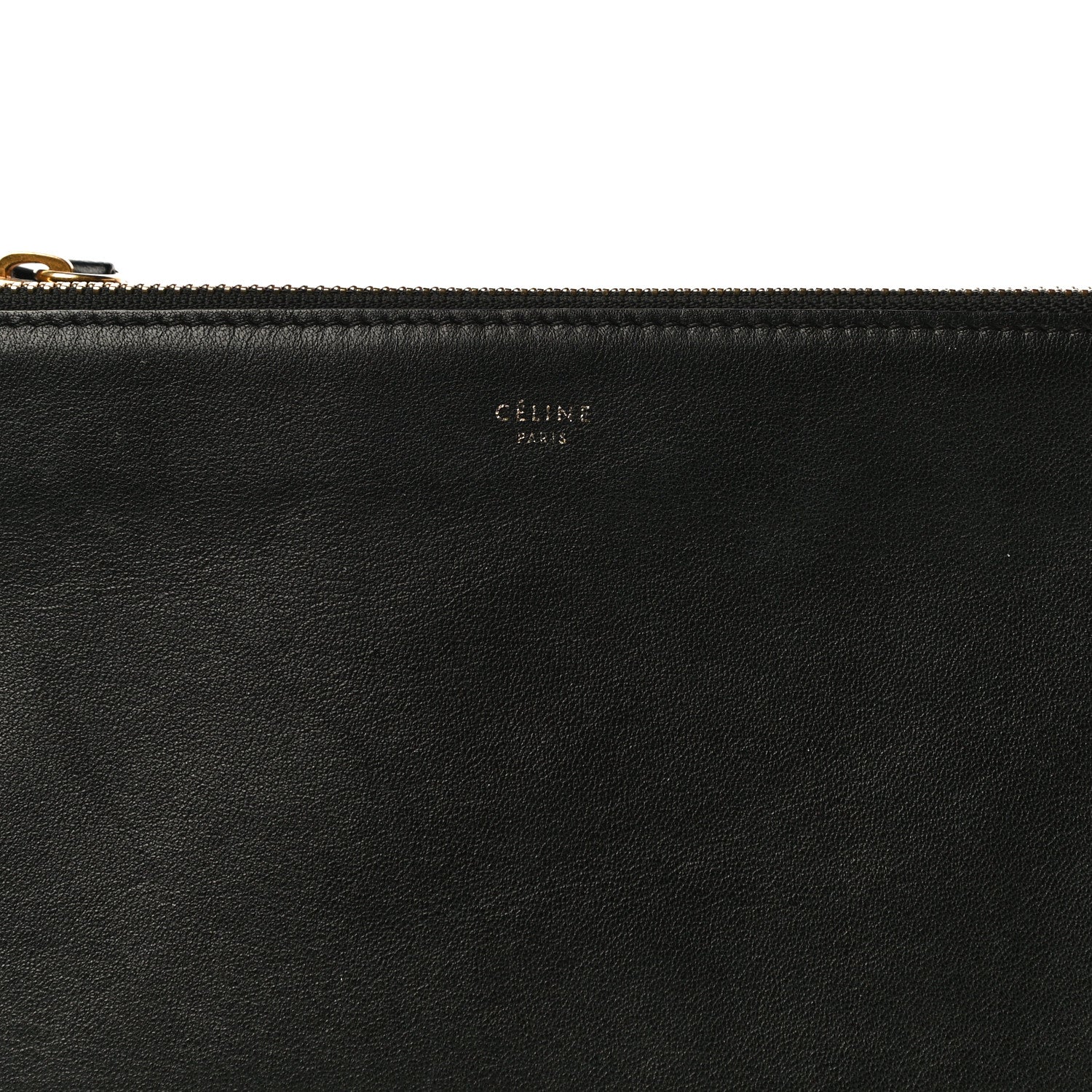 Celine Lambskin Small Trio Crossbody Bag Black 9 of 14