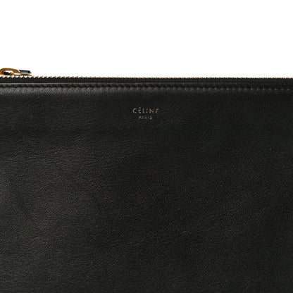 Celine Lambskin Small Trio Crossbody Bag Black 9 of 14