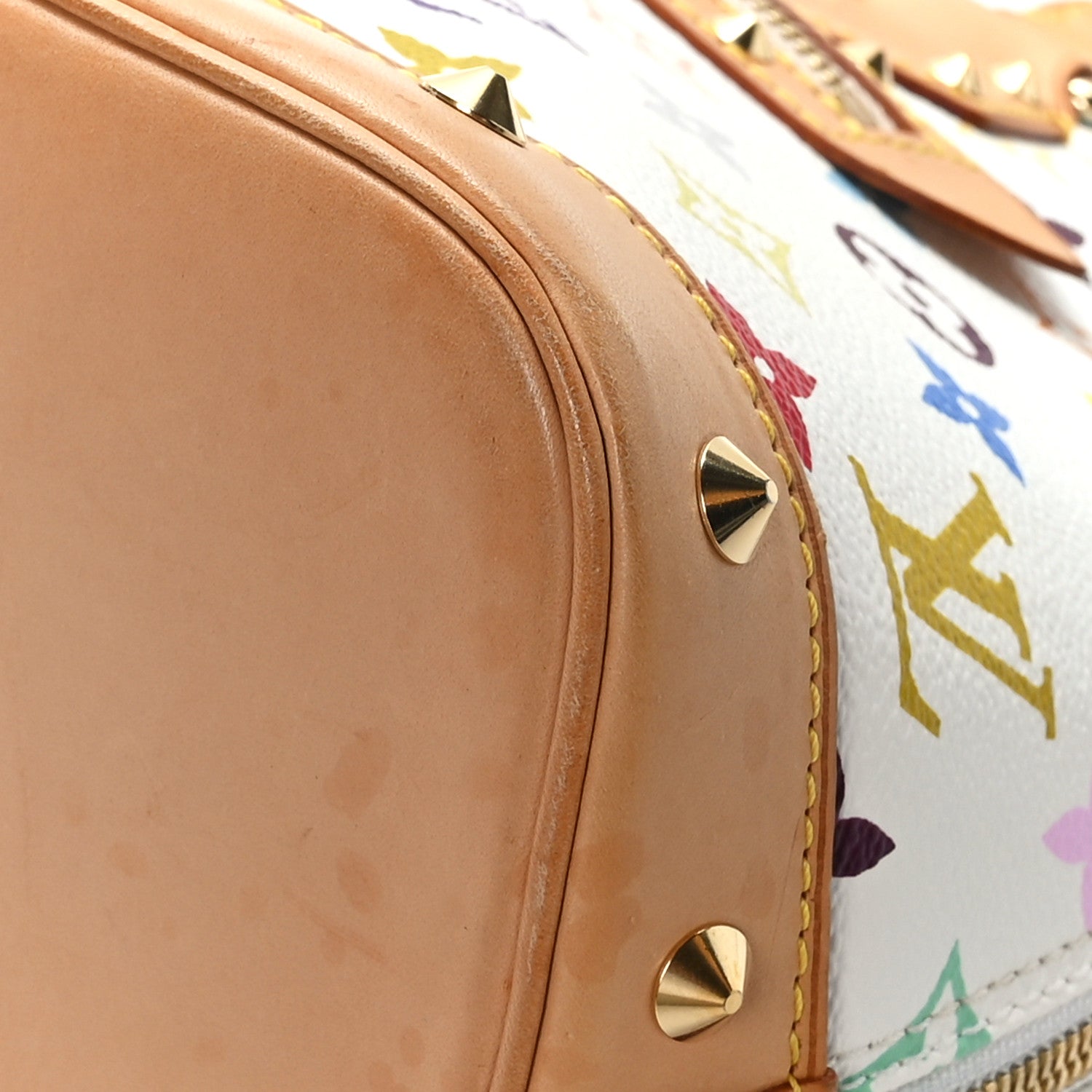 Louis Vuitton Monogram Multicolor Alma White 9 of 12