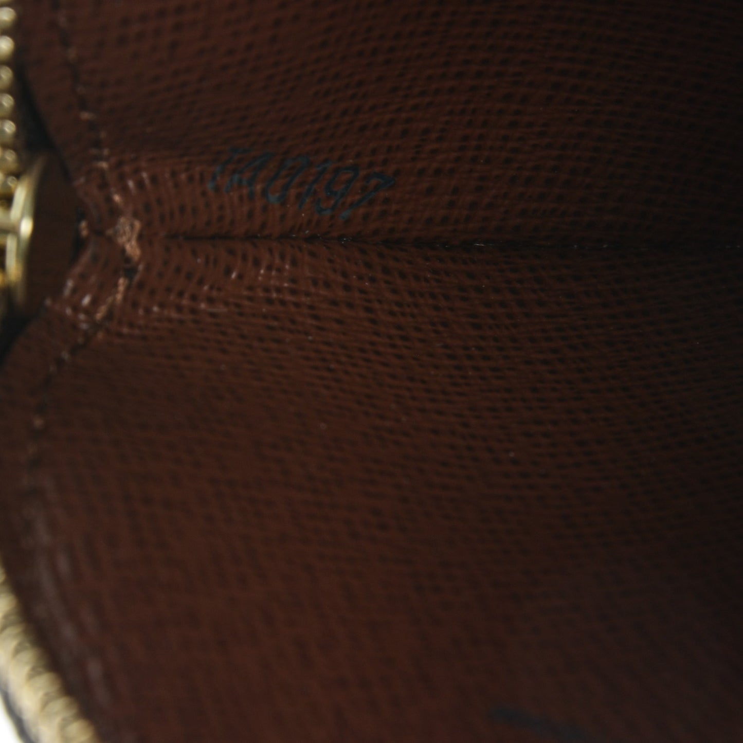 Monogram Round Coin Purse