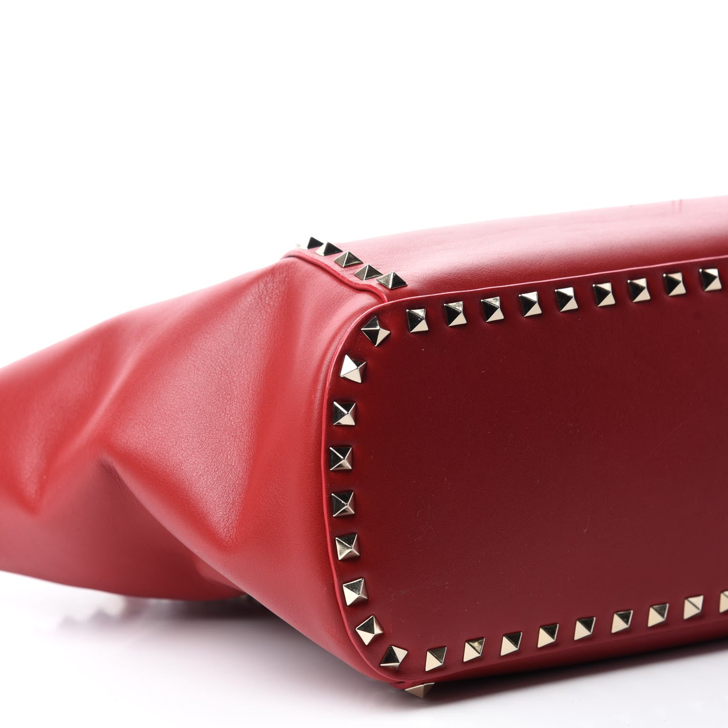 Valentino Garavani Vitello Rockstud Shoulder Bag Rosso Valentino 6 of 13