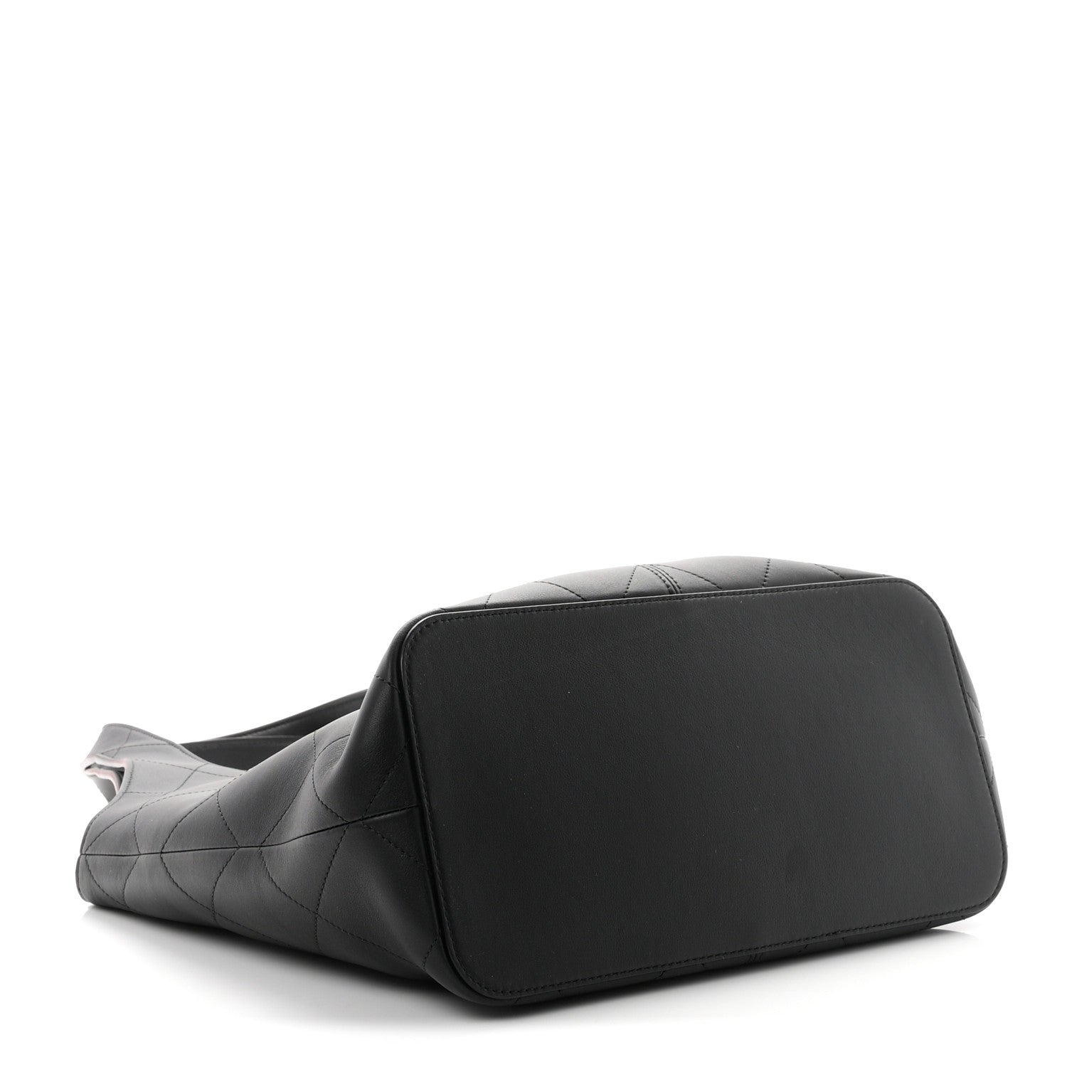 Chanel Calfskin Quilted Medium Shopping Bag Black 3 of 9