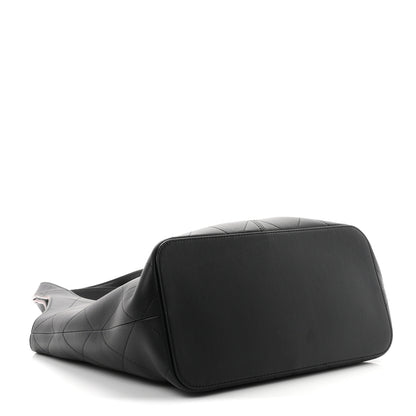 Chanel Calfskin Quilted Medium Shopping Bag Black 3 of 9