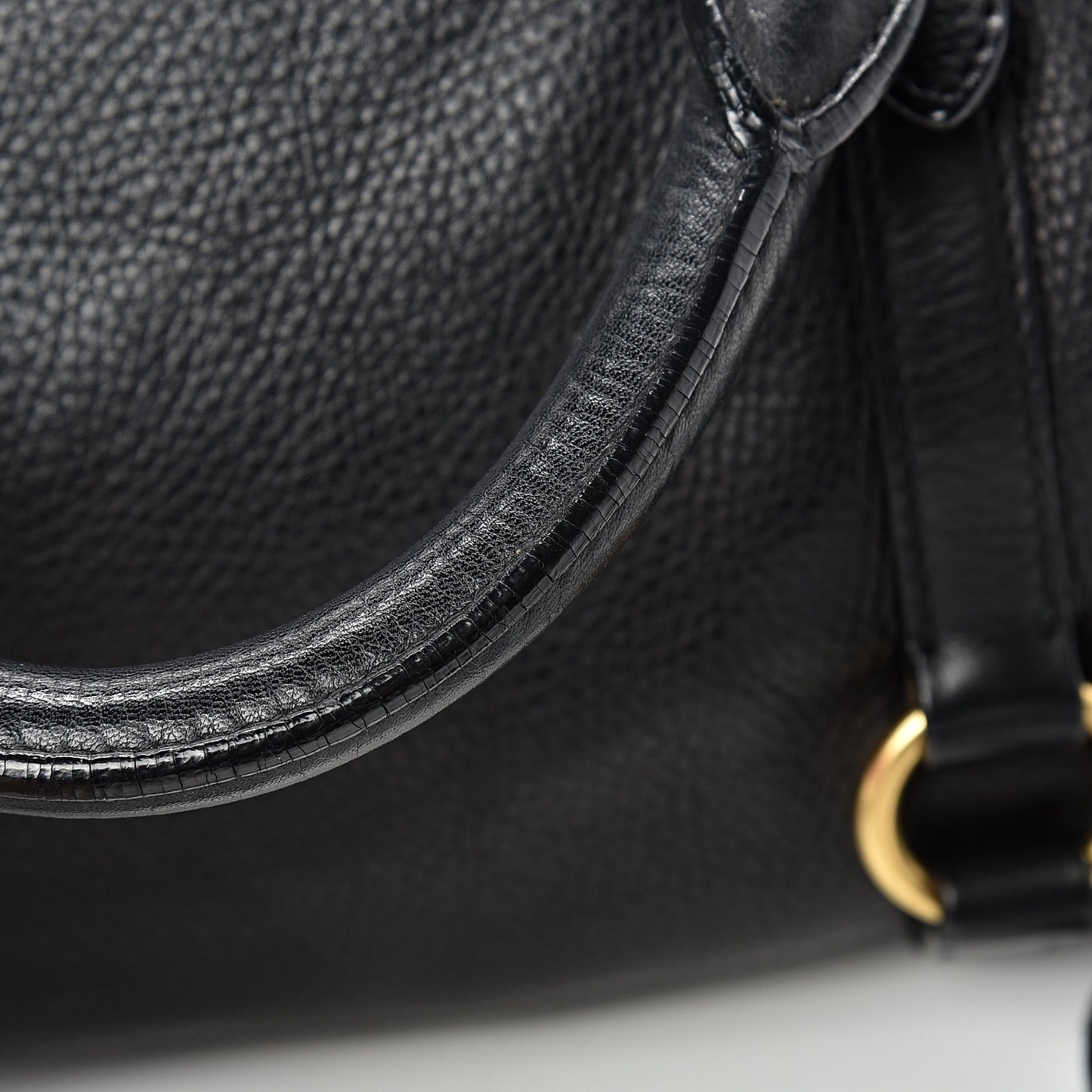 Vitello Medium Bow Bag Black