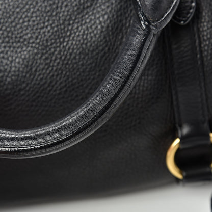 Miu Miu Vitello Medium Bow Bag Black 16 of 23