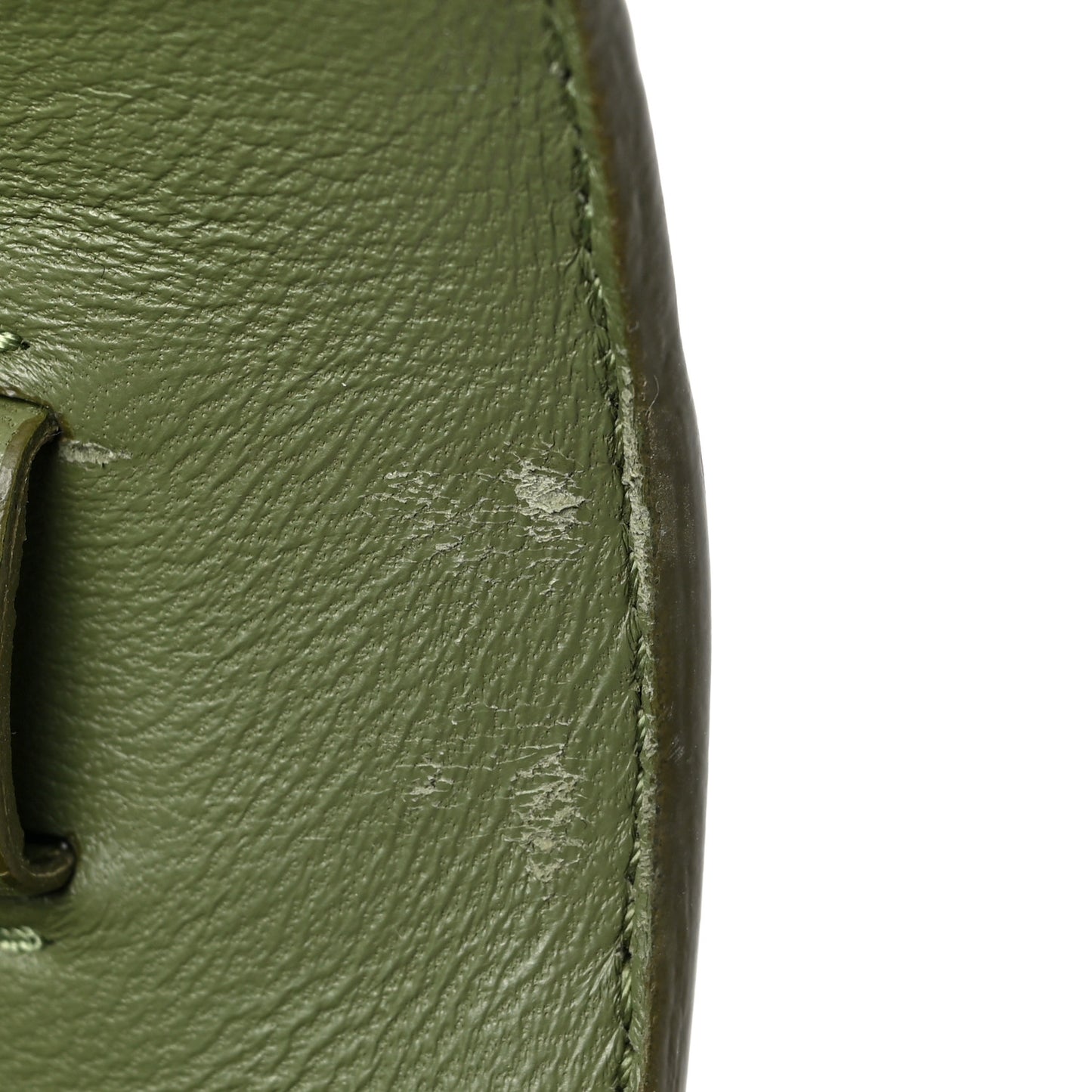 Liege Calfskin Teen Classic Box Flap Bag Light Khaki