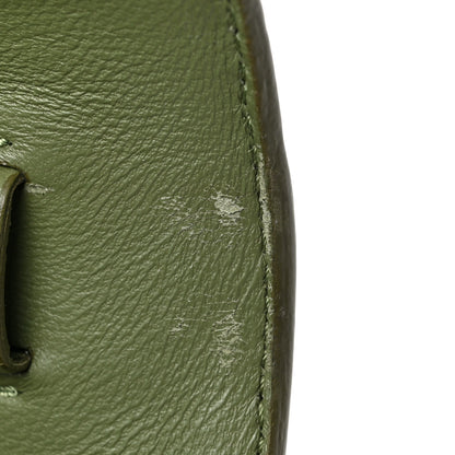 Celine Liege Calfskin Teen Classic Box Flap Bag Light Khaki 10 of 10