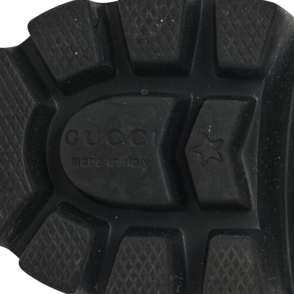 Gucci Rubber Womens Horsebit Ankle Boots 37 Black 6 of 7