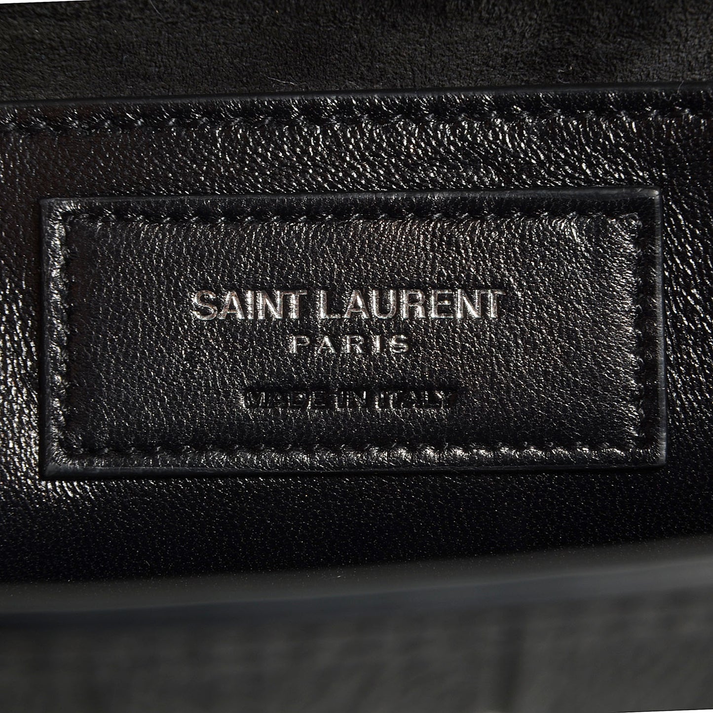 Croc Effect Calfskin Jumbo Betty Black