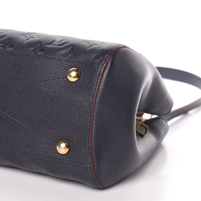 Louis Vuitton Empreinte Montaigne MM Marine Rouge 10 of 12