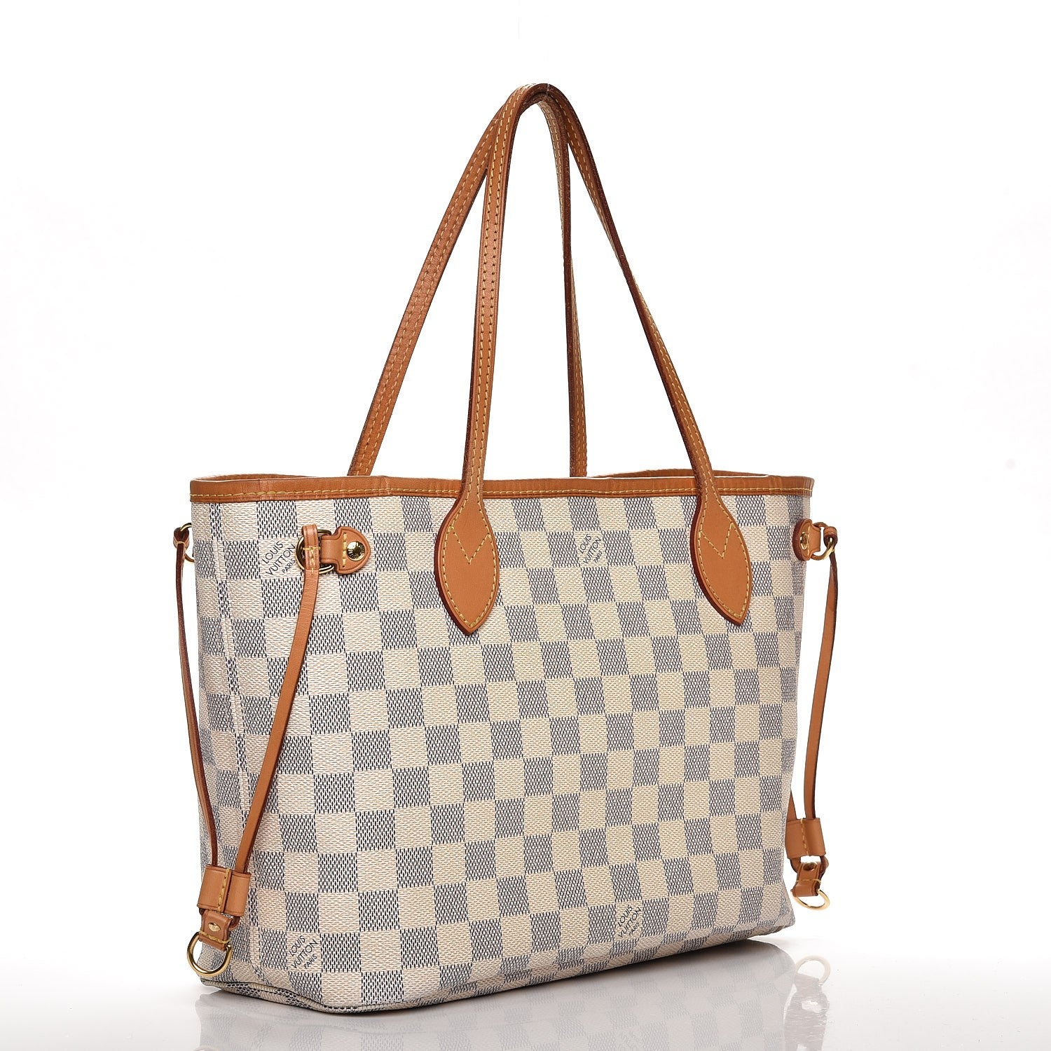Louis Vuitton Damier Azur Neverfull PM 3 of 7