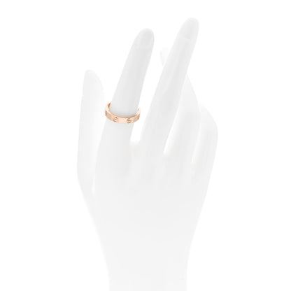 Cartier 18K Pink Gold 3.5mm LOVE Wedding Band Ring 54 6.75 2 of 5