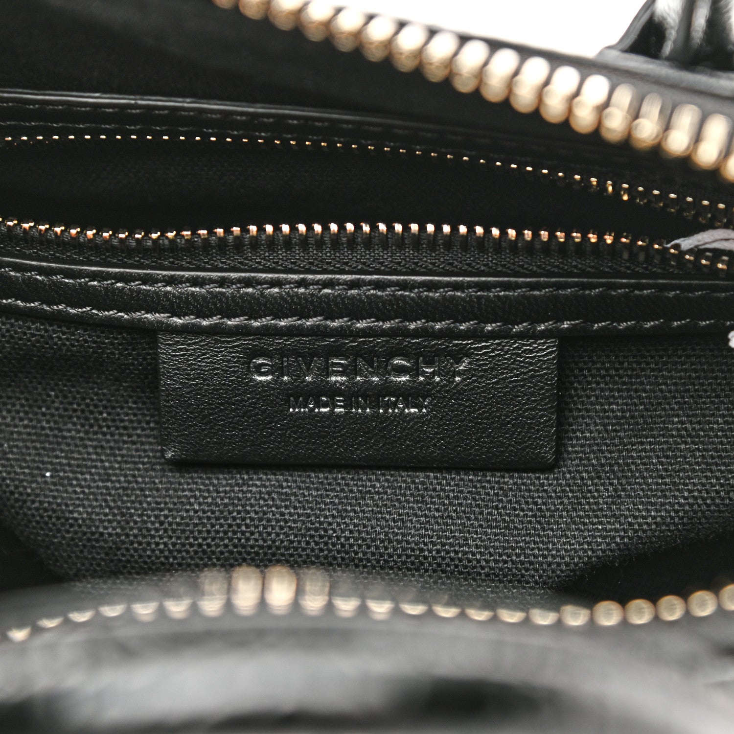 Givenchy Calfskin Crocodile Embossed Mini Antigona Black 6 of 10