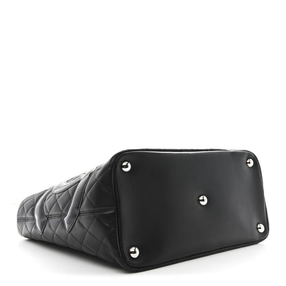 Chanel Calfskin Quilted Large Cambon Tote Black 4 of 10