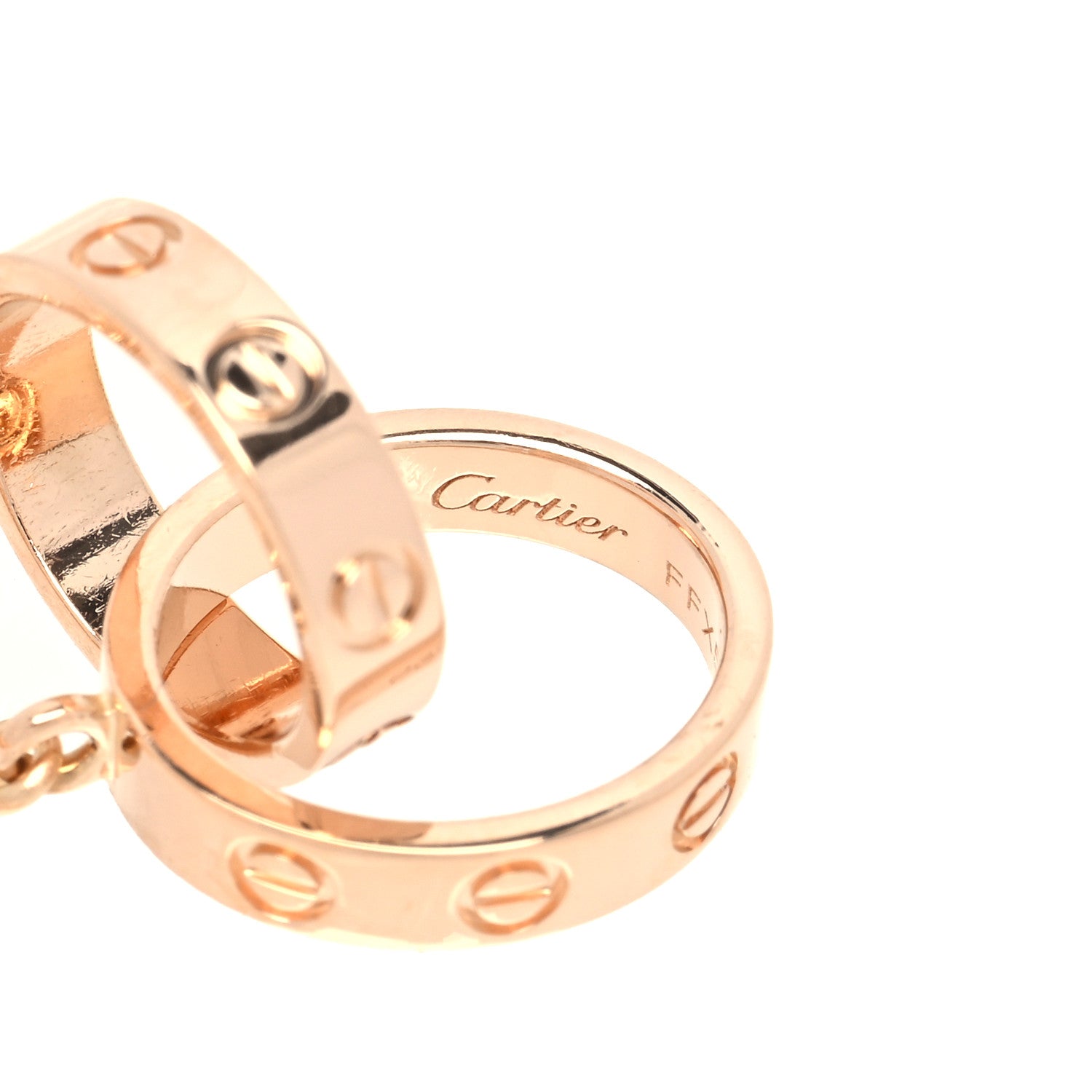 Cartier 18K Pink Gold Interlocking LOVE Bracelet 4 of 5
