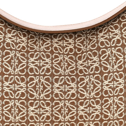 Loewe Jacquard Anagram Calfskin Luna Bag Tan Pecan 7 of 10