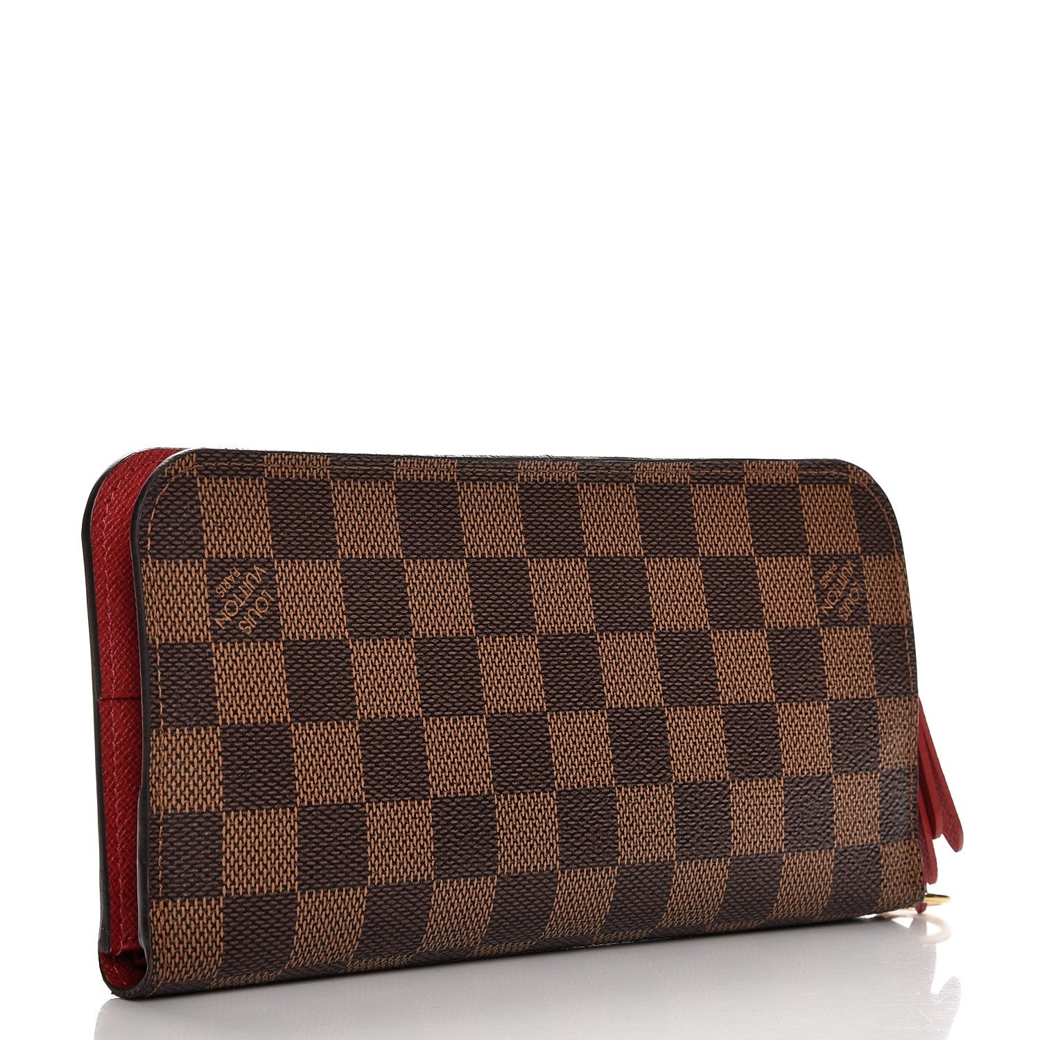 Louis Vuitton Damier Ebene Insolite Wallet Red 3 of 7