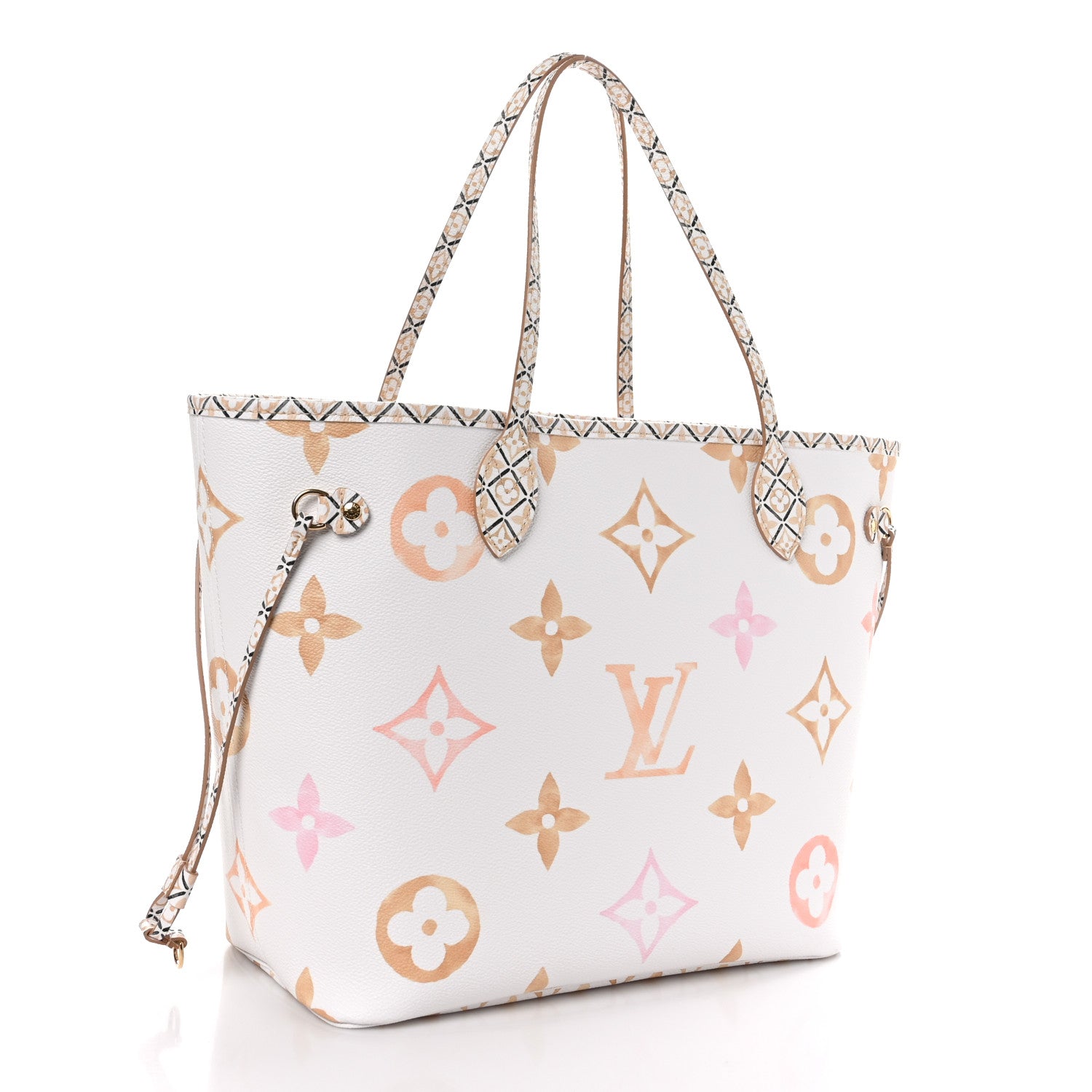 Louis Vuitton Monogram Giant By The Pool 2.0 Neverfull MM Beige 4 of 10