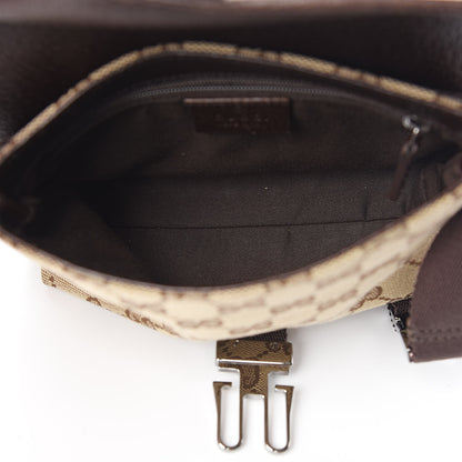 Gucci Monogram Waist Pouch Bag Dark Brown 5 of 10
