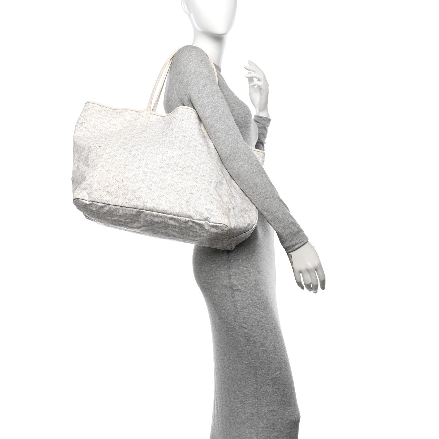 Goyard Goyardine Saint Louis GM White 2 of 16