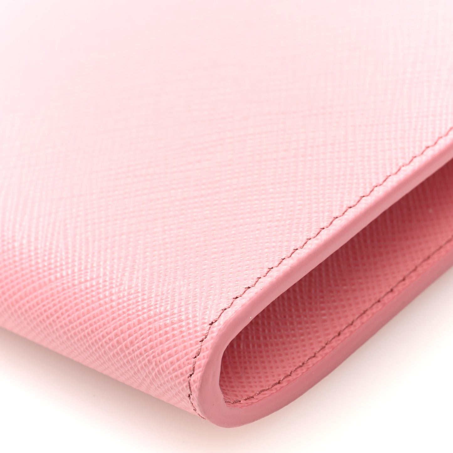 Saffiano Triangle Phone Case Crossbody Pouch Petalo