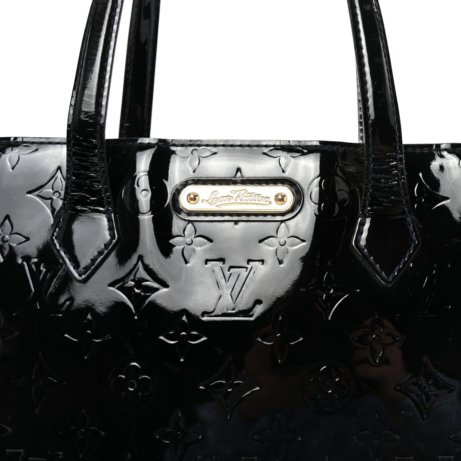 Louis Vuitton Vernis Wilshire MM Blue Infini 7 of 9