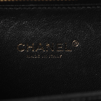 Chanel Caviar Quilted Small CC Filigree Vanity Case Black 6 of 9