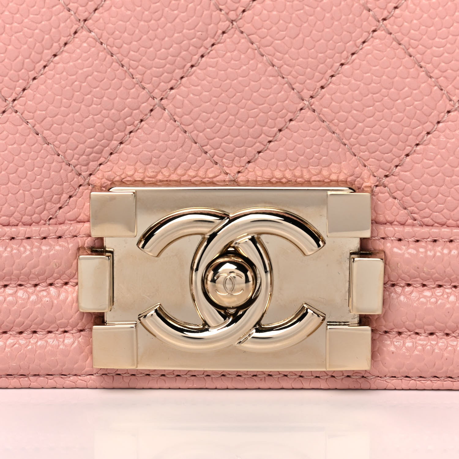 Chanel Caviar Quilted Medium Boy Flap Light Pink 8 of 15
