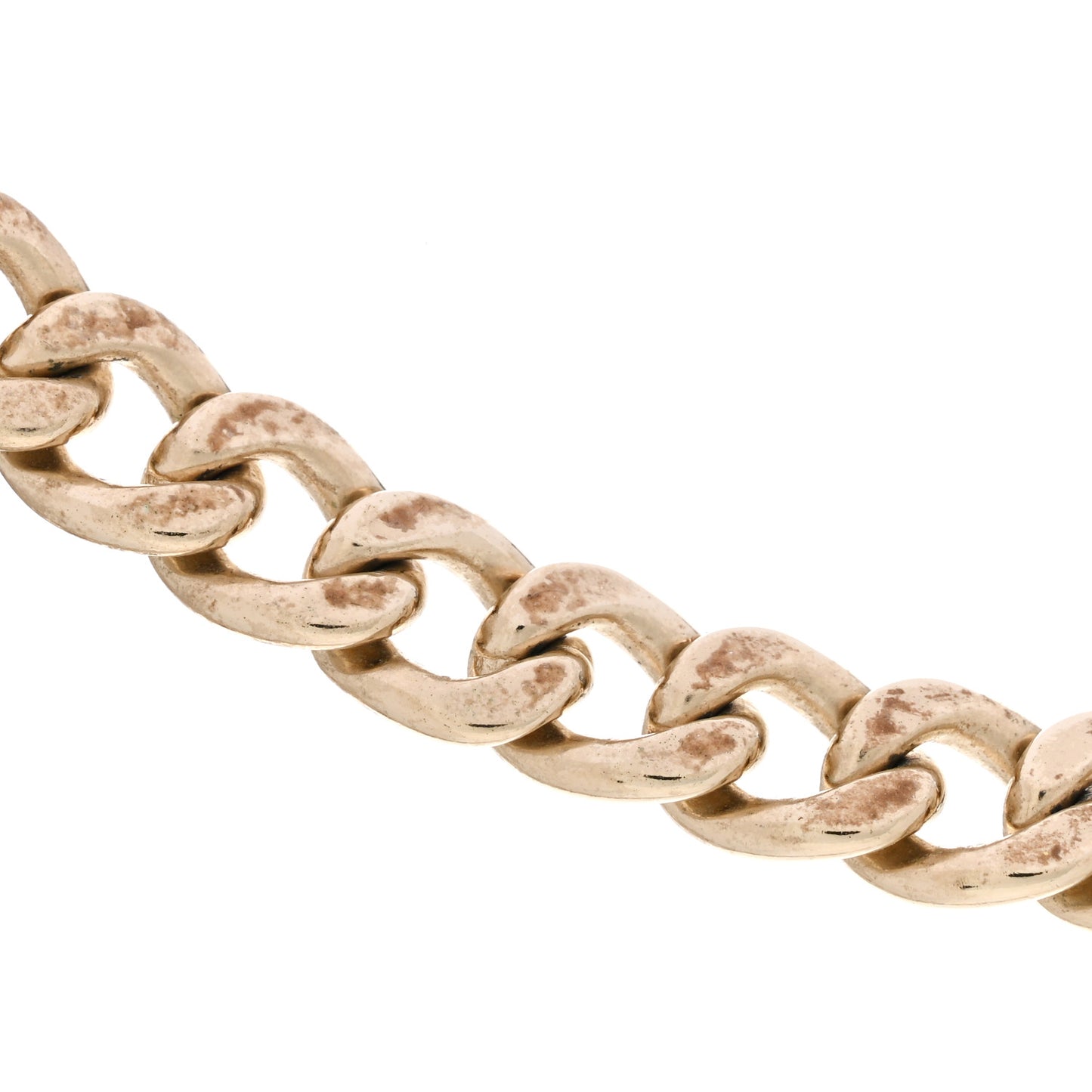 Pearl Resin Crystal CC No 5 Perfume Bottle Chain Gold