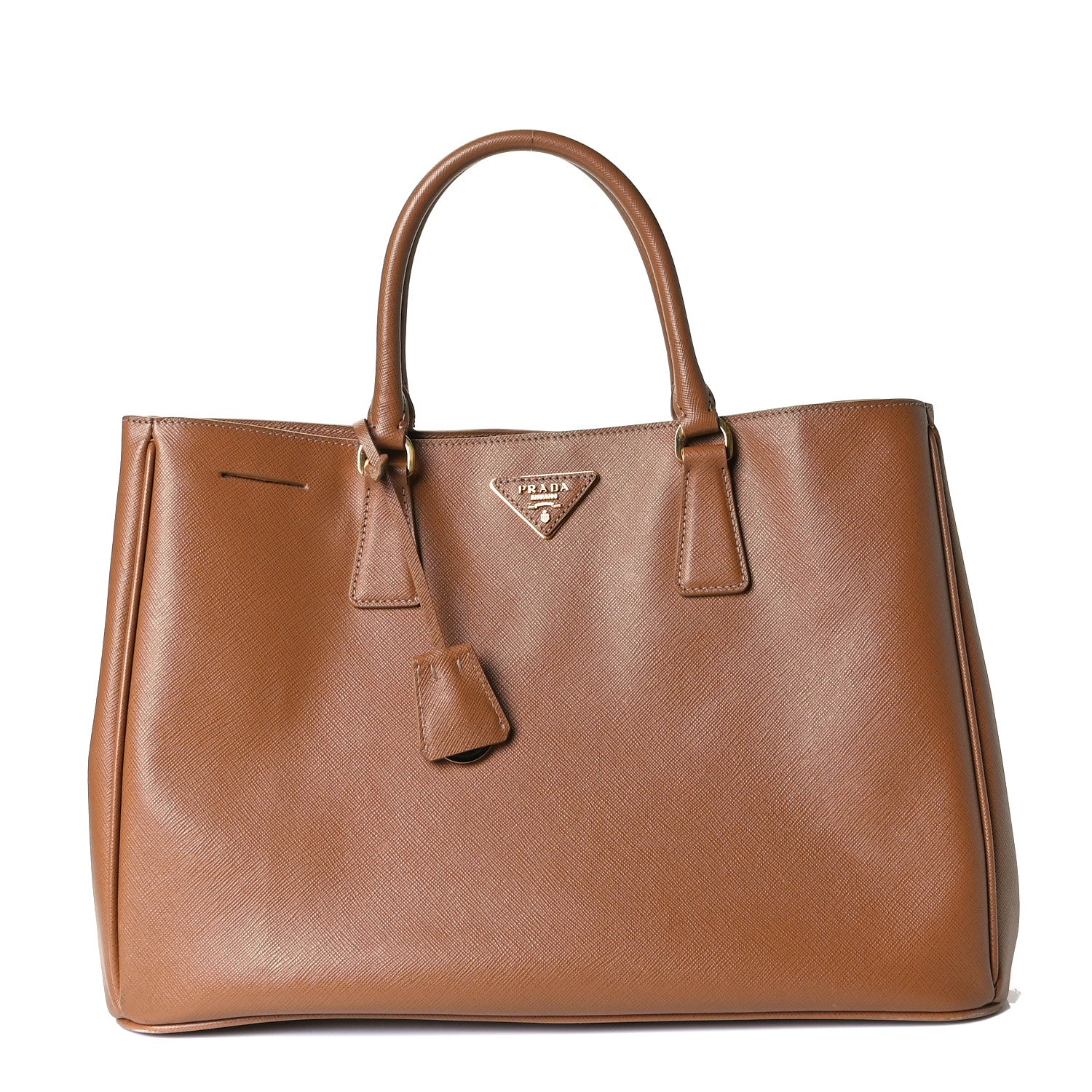 Prada Saffiano Lux Large Tote Caramel 1 of 8