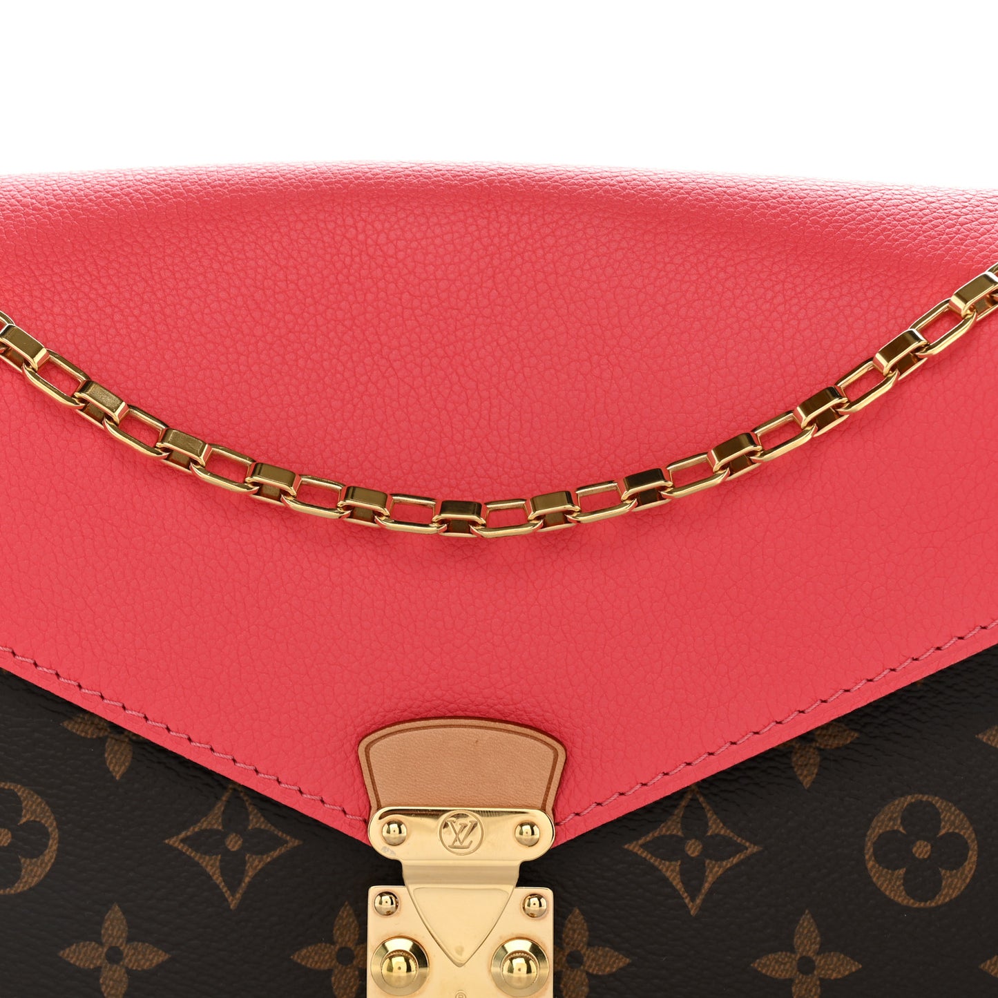 Monogram Pallas Chain Rose Litchi