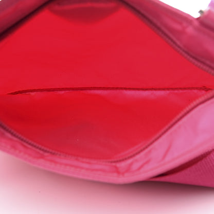 Prada Nylon Vela Flat Messenger Bag Fuxia 4 of 9