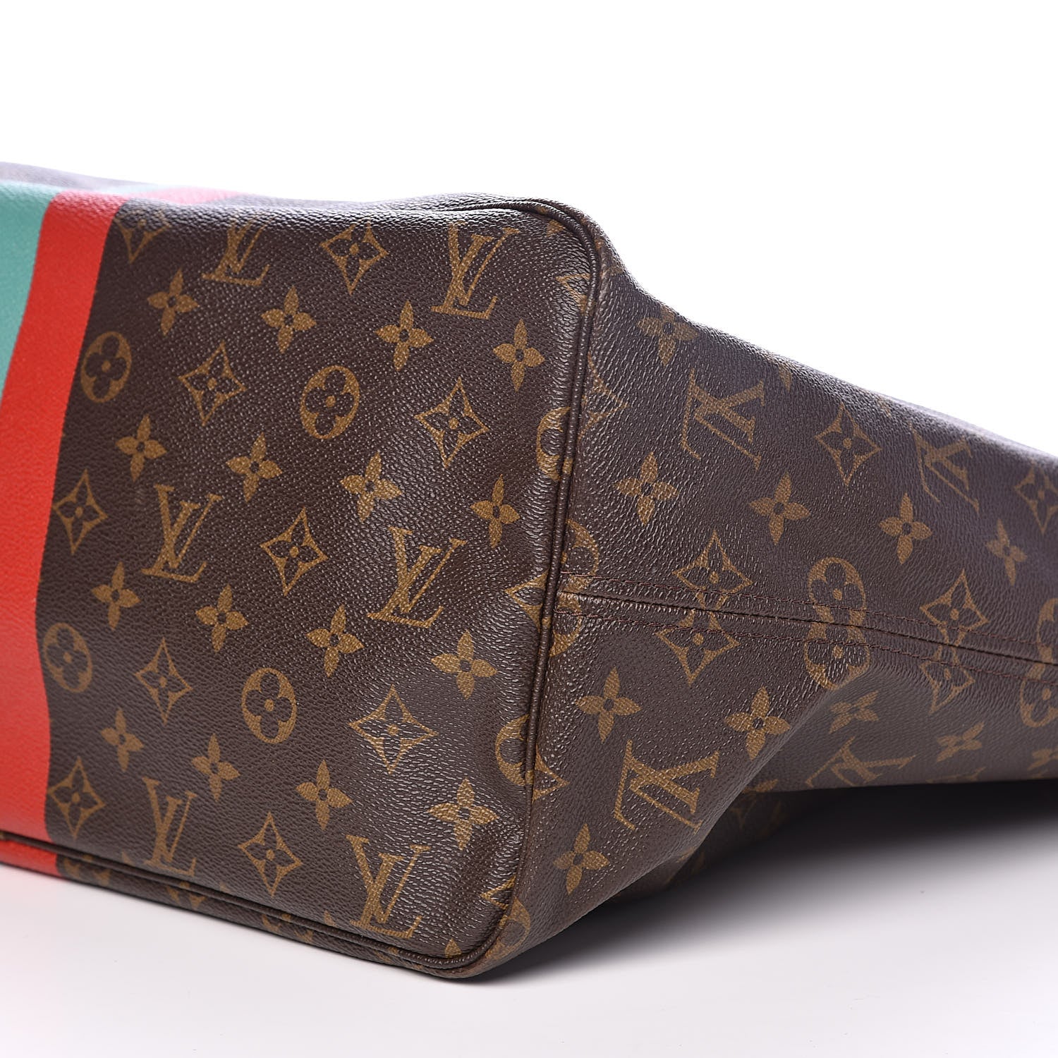 Louis Vuitton Monogram My LV Heritage Neverfull GM Vert Clair Rouge 10 of 16