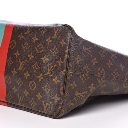 Louis Vuitton Monogram My LV Heritage Neverfull GM Vert Clair Rouge 10 of 16