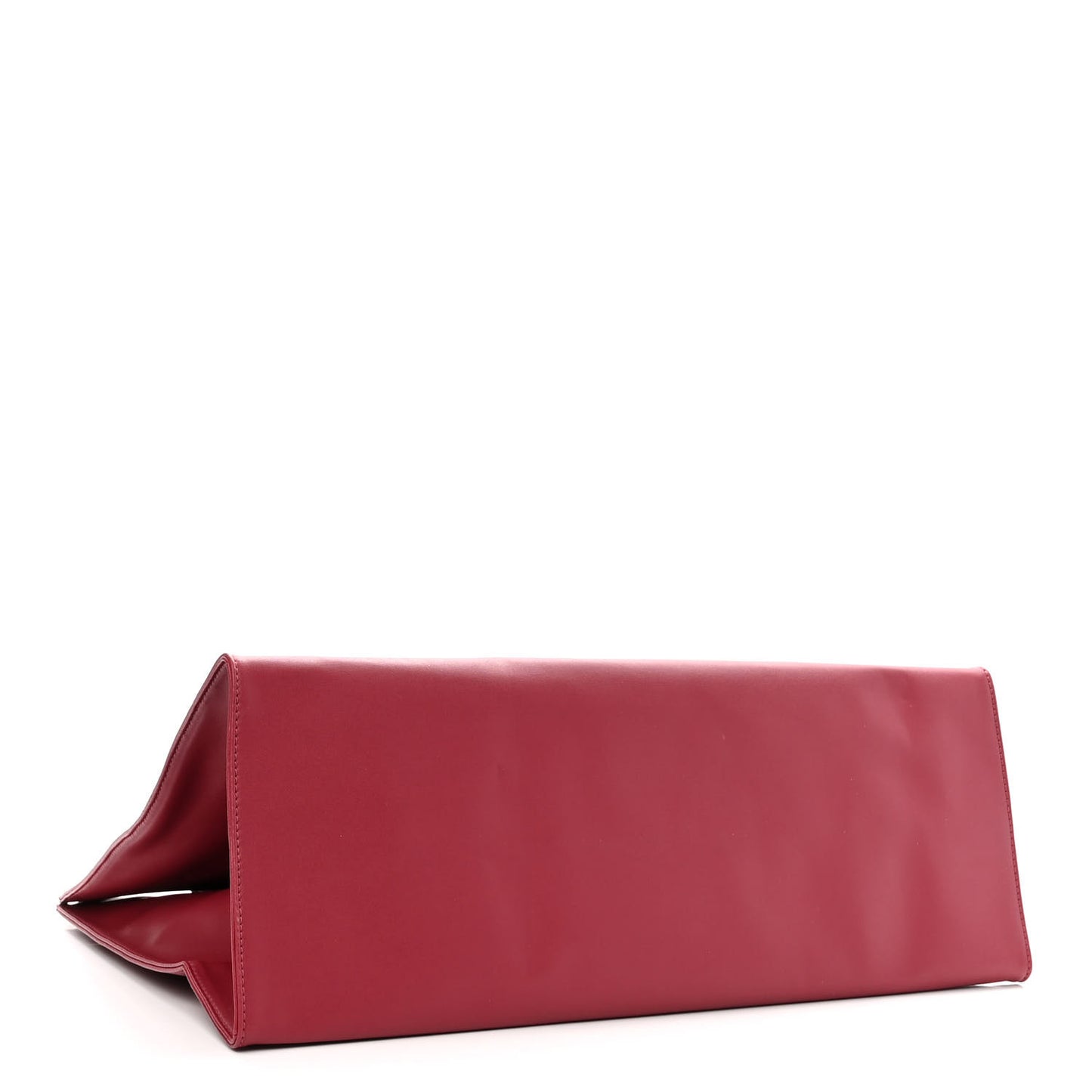 Vegan Leather Large Shopping Bag Oxblood