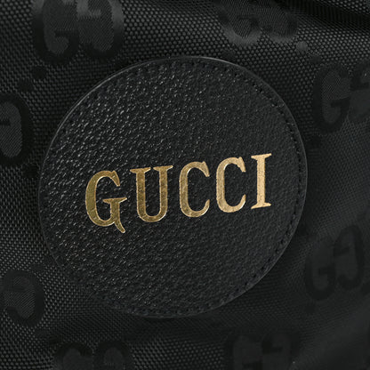 Gucci Econyl Nylon Monogram Off The Grid Drawstring Bucket Backpack Black 8 of 12
